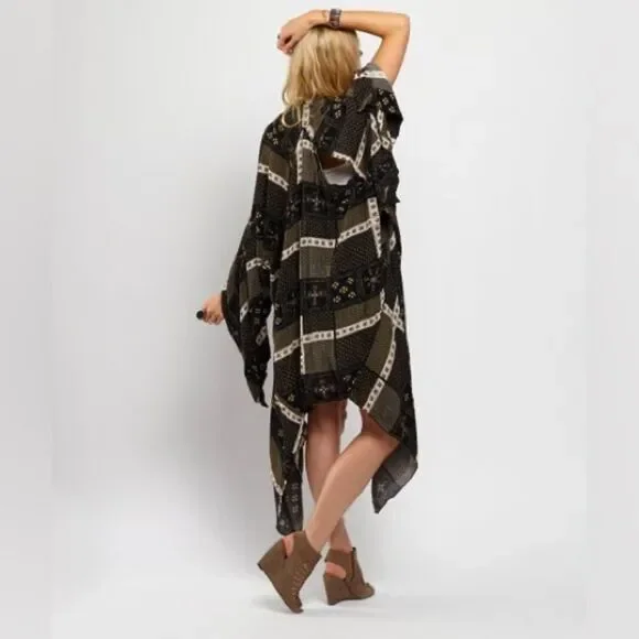 Free people Free People Twilight & Ivory Festival Scarf Print Duster - Picture 12 of 13